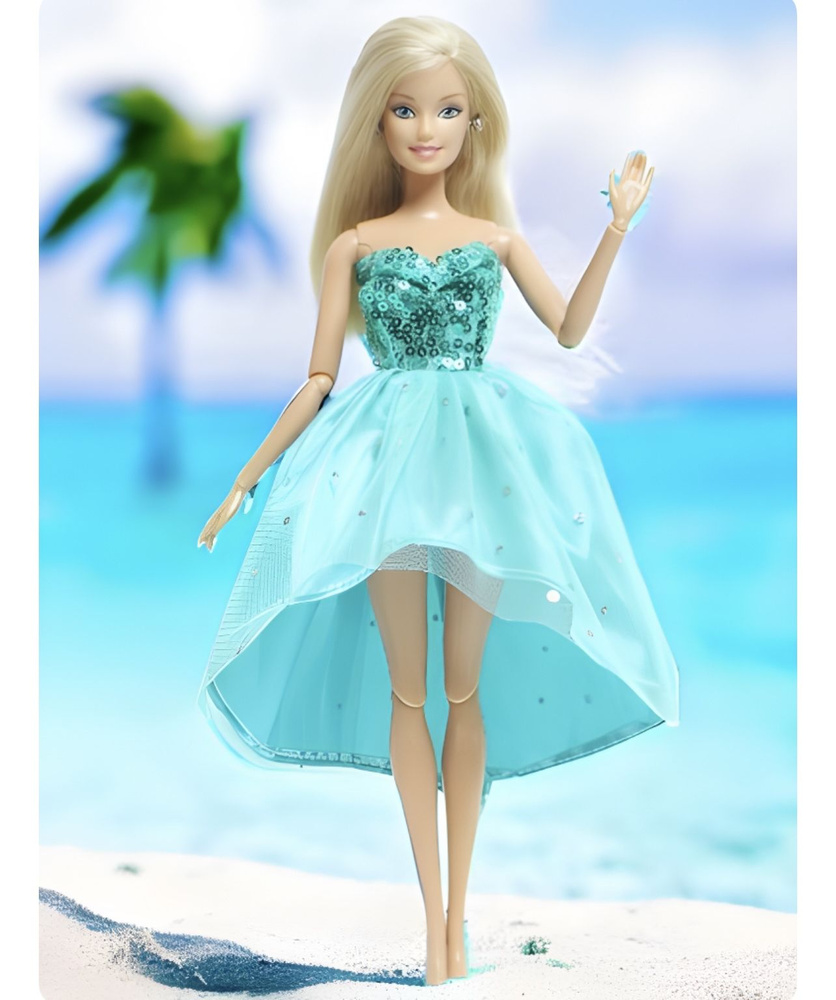 Платье для кукол barbie #1