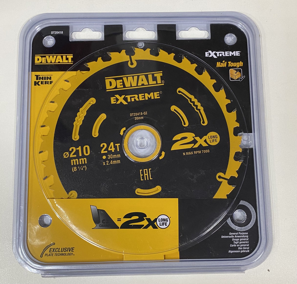 DeWalt Диск пильный 210 x 2.4 x 30; 24  зуб. #1