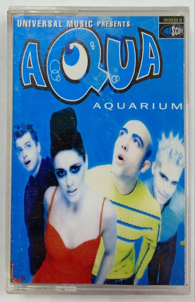 Аудиокассета Aqua "Aquarium". Южнокорейский релиз #1