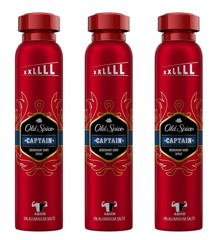 Old Spice Дезодорант мужской Captain, 250 мл, 3 шт #1