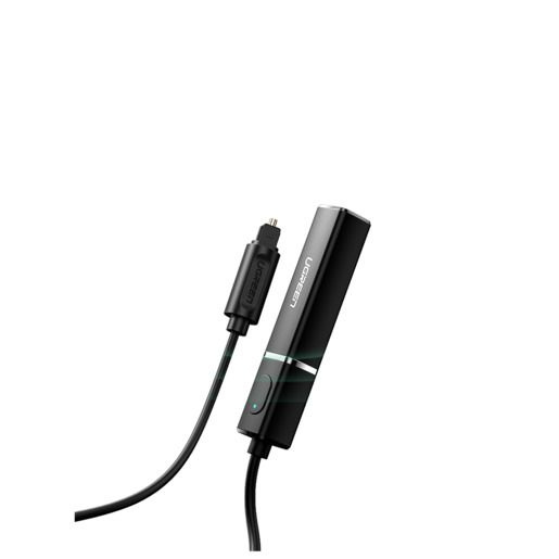 Передатчик Bluetooth UGREEN CM150 (50213) Bluetooth 5.0 Transmitter Audio Adapter With Fiber Optic Plug #1