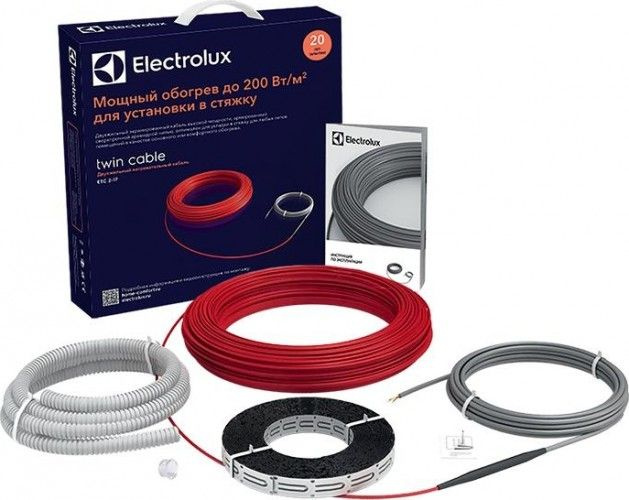Комплект теплого пола ELECTROLUX ETC 2-17- 600 нагревательный кабель НС-1073733  #1