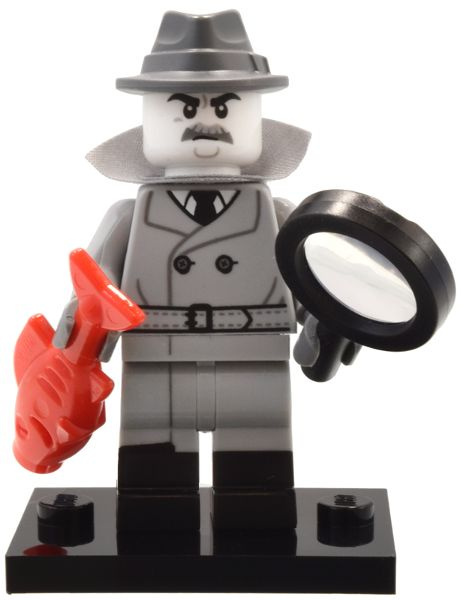 Минифигурка LEGO 71045 Film Noir Detective, Series 25 (Complete Set with Stand and Accessories) col25-1 #1