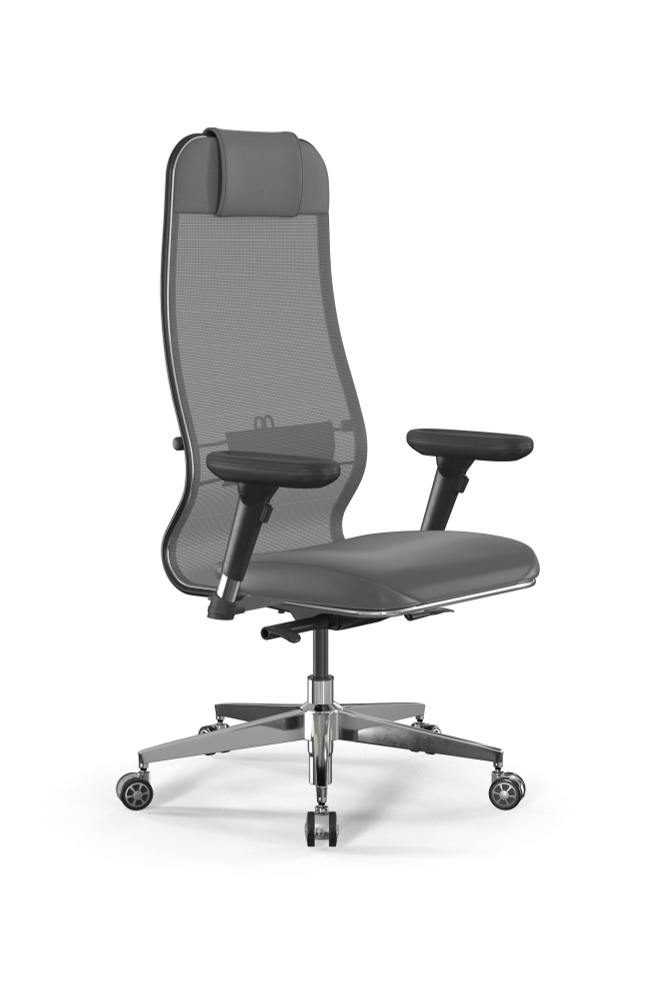 Кресло компьютерное Метта Comfort ARM серый #1