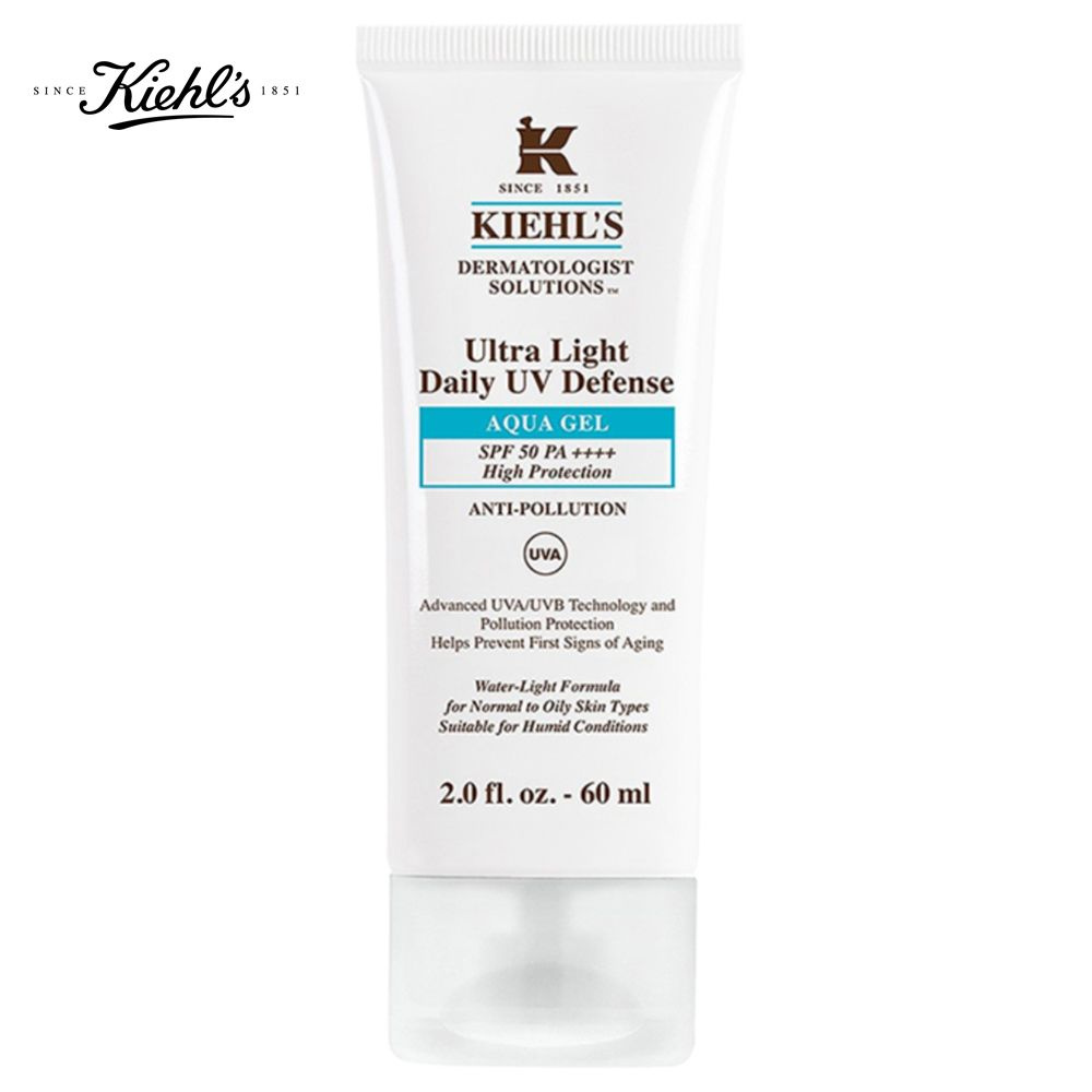 Kiehl's Супер солнцезащитный крем Daily Facial Aqua Gel SPF 50+, легкий матовый финиш, защита от UVA/UVB #1