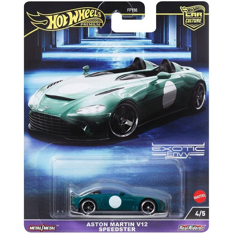 Машинка коллекционная Mattel Hot Wheels Premium Car Culture:FPY86 Aston Martin V12 Speedster  #1