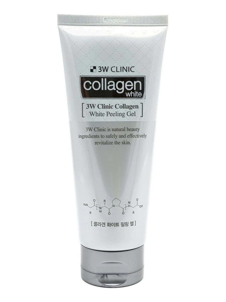 Осветляющий пилинг-гель для лица с коллагеном Collagen White Peeling Gel 180мл  #1