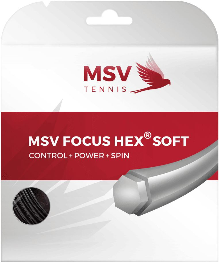 Теннисная струна MSV Focus HEX Soft BK - 1.3 Set (12 м), арт. 7043 #1