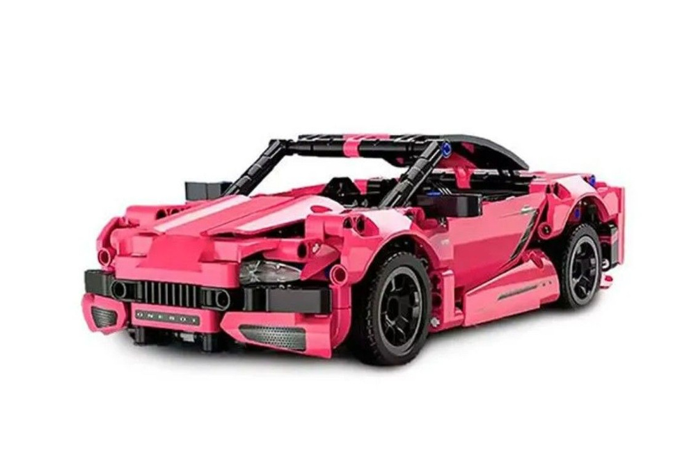 Конструктор Xiaomi Onebot Building Blocks Supercar Pink (OBJZF62AIQI) #1