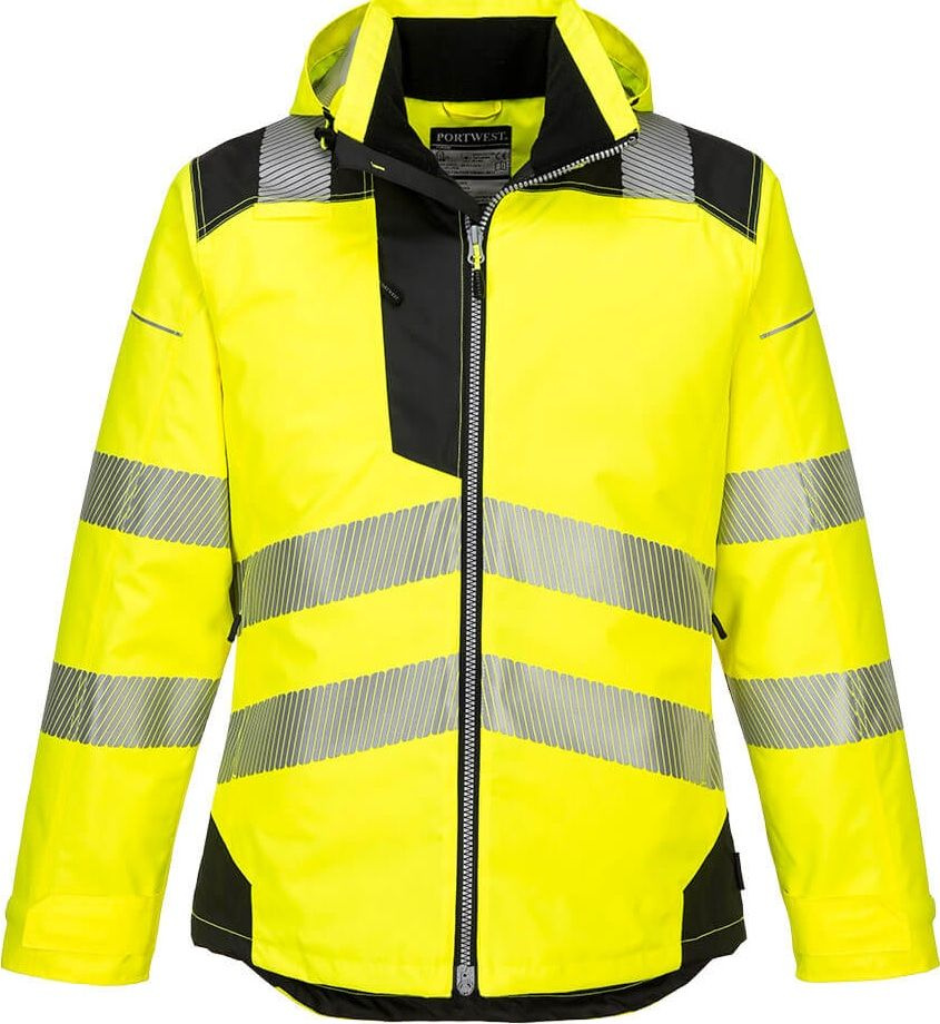 Утепленная куртка Portwest T400, сигнальный желтый/черный #1