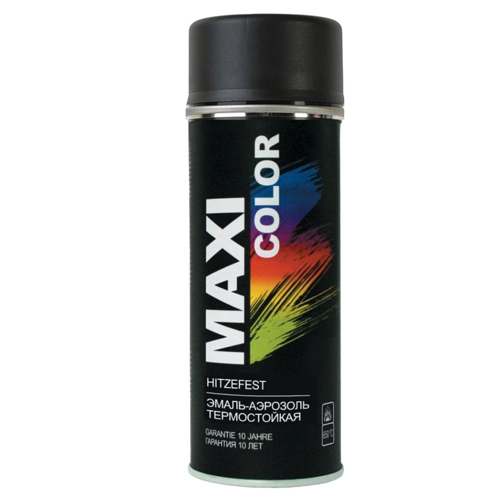 Maxicolor Краска автомобильная, цвет: черный матовый, 400 мл, 1 шт.  #1