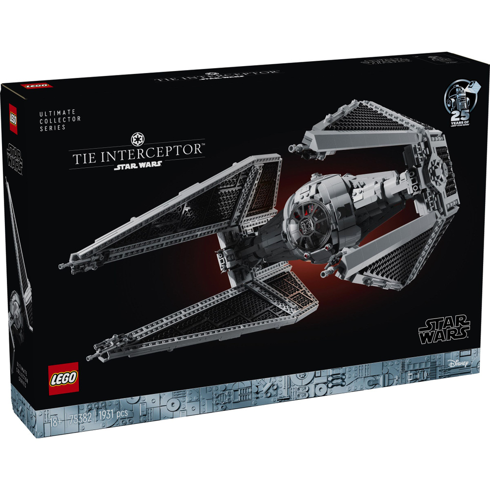 Конструктор LEGO Star Wars 75382 TIE-перехватчик/Коллекционный игровой набор/1931 деталь  #1