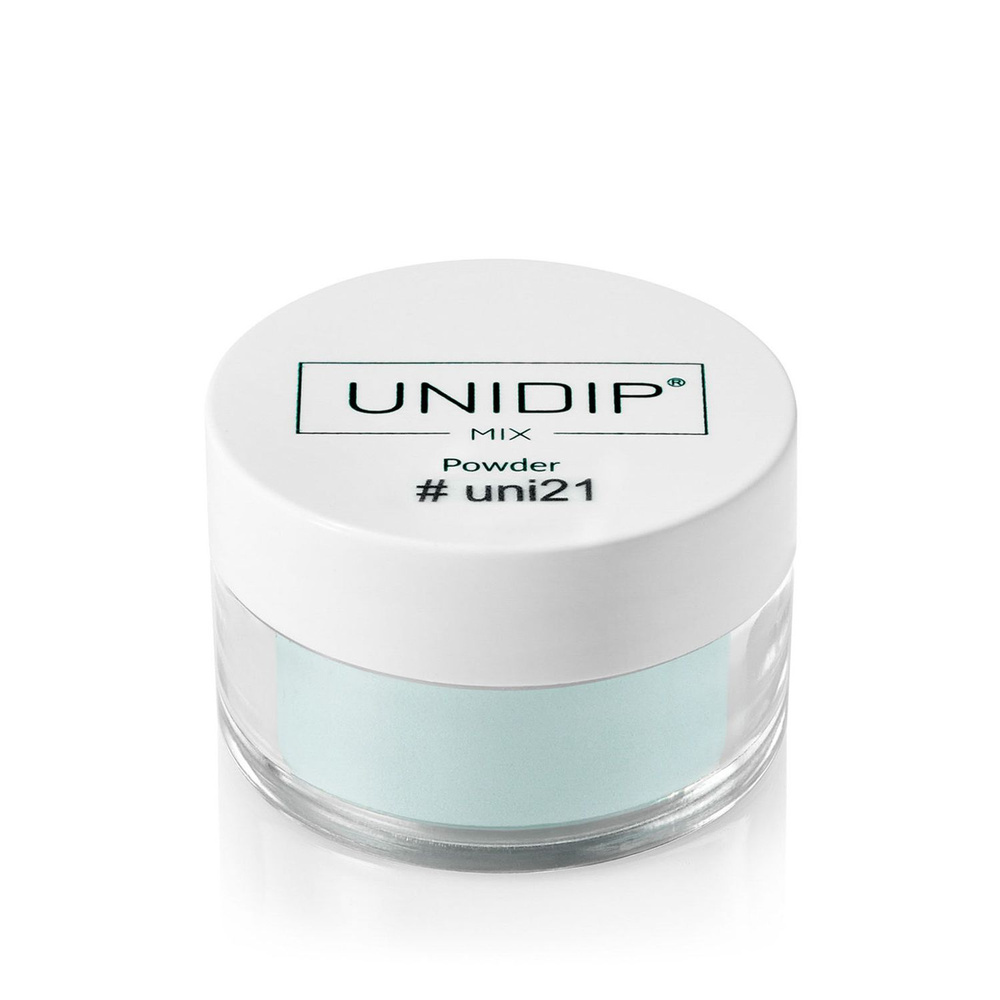 UNIDIP #uni21 Светится в темноте / Дип-пудра для покрытия ногтей без УФ 14 г  #1