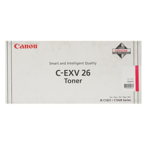 Картридж лазерный Canon C-EXV26 пурпурный, с чипом оригинальный, 6000 стр, 1 шт  #1