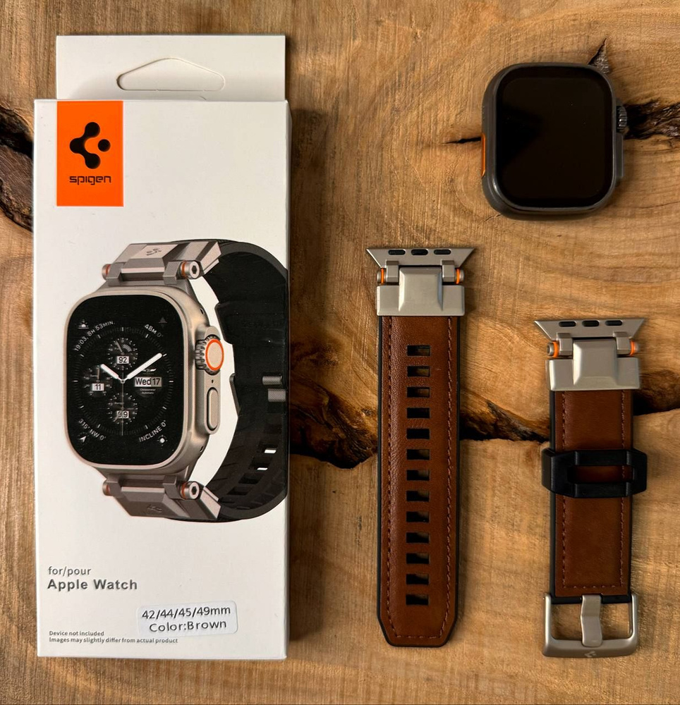 Ремешок для часов Apple Watch Ultra 42/44/45/49mm / Spigen / Коричневый #1