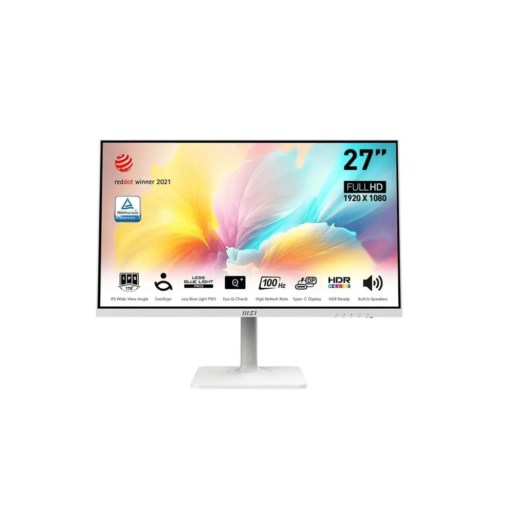 MSI 27" Монитор 9S6-3PA49H-200, белый #1