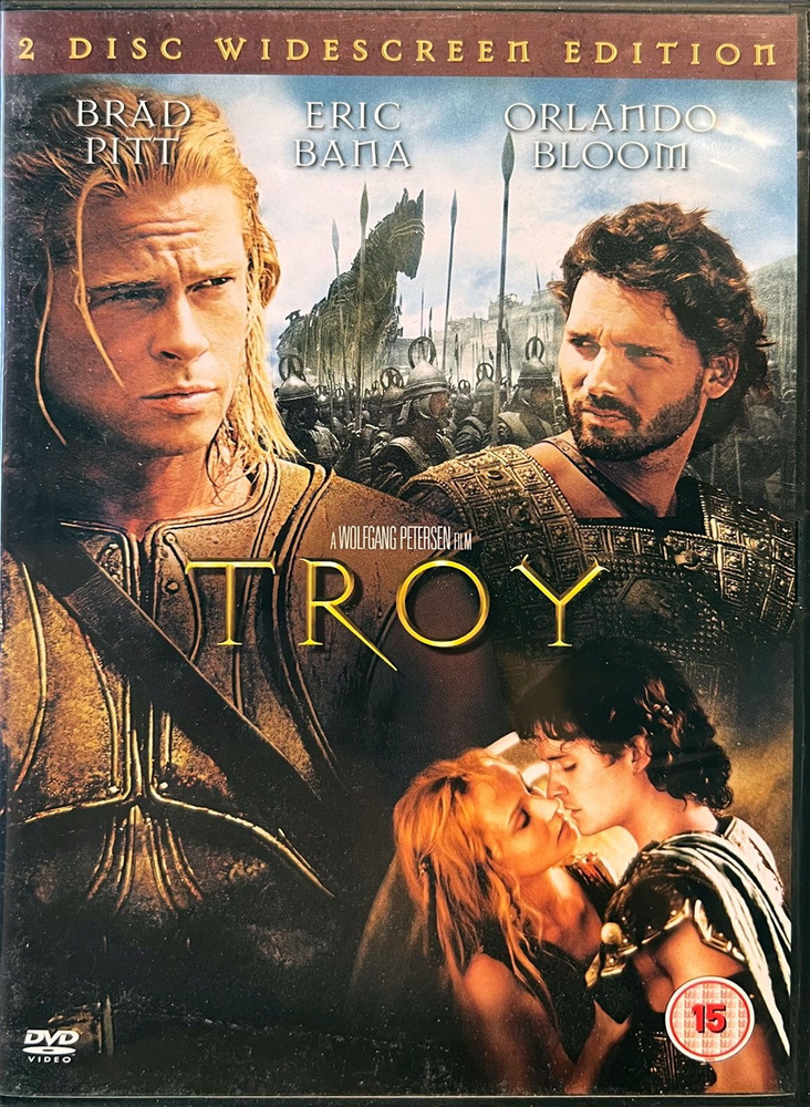 Troy, Троя, 2004 (Бред Питт) 2xDVD9, коллекционное 2-дисковое британское издание, РУССКОГО ЯЗЫКА НЕТ #1