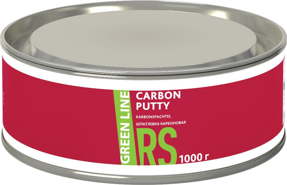 Шпатлевка карбоновая автомобильная GREEN LINE Carbon 1000г #1