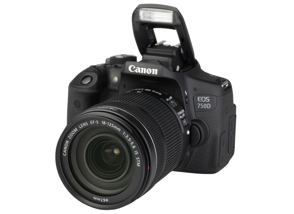 Canon Компактный фотоаппарат Canon 750D kit 18-135mm STM, черный #1