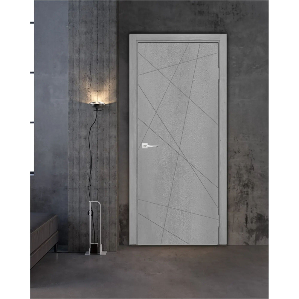 Дверь межкомнатная Бетон снежный, МДФ, 700x2000 #1
