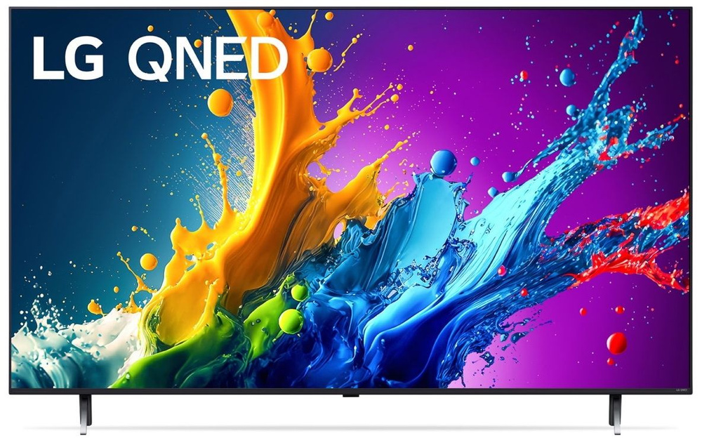 LG Телевизор 55QNED80T6A.ARUB 55" 4K UHD, черный #1