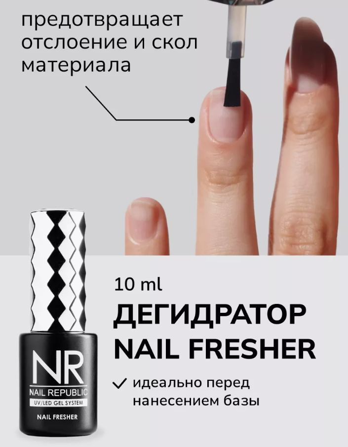 NR Дегидратор NAIL FRESHER (10 мл) #1