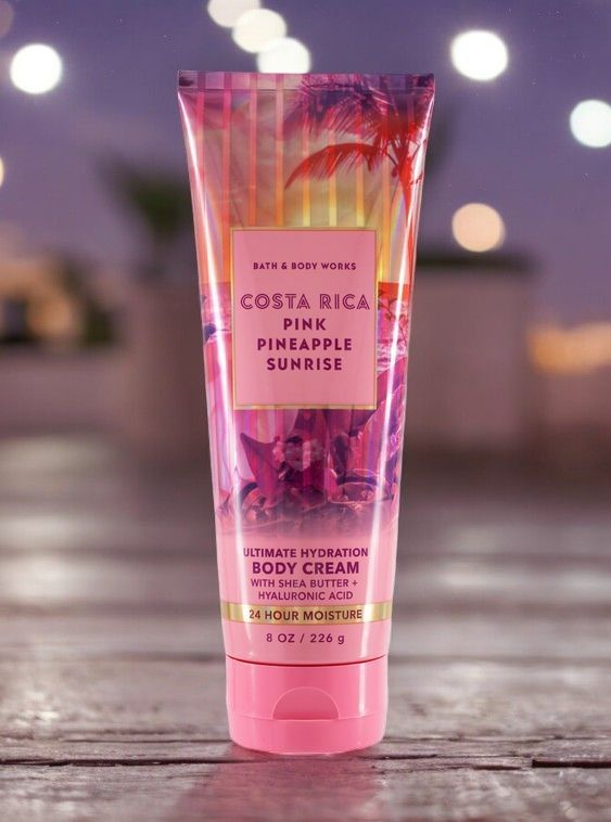 Крем для тела Bath & Body Works Body Cream - Costa Rica - Pink Pineapple Sunrise - 226g #1