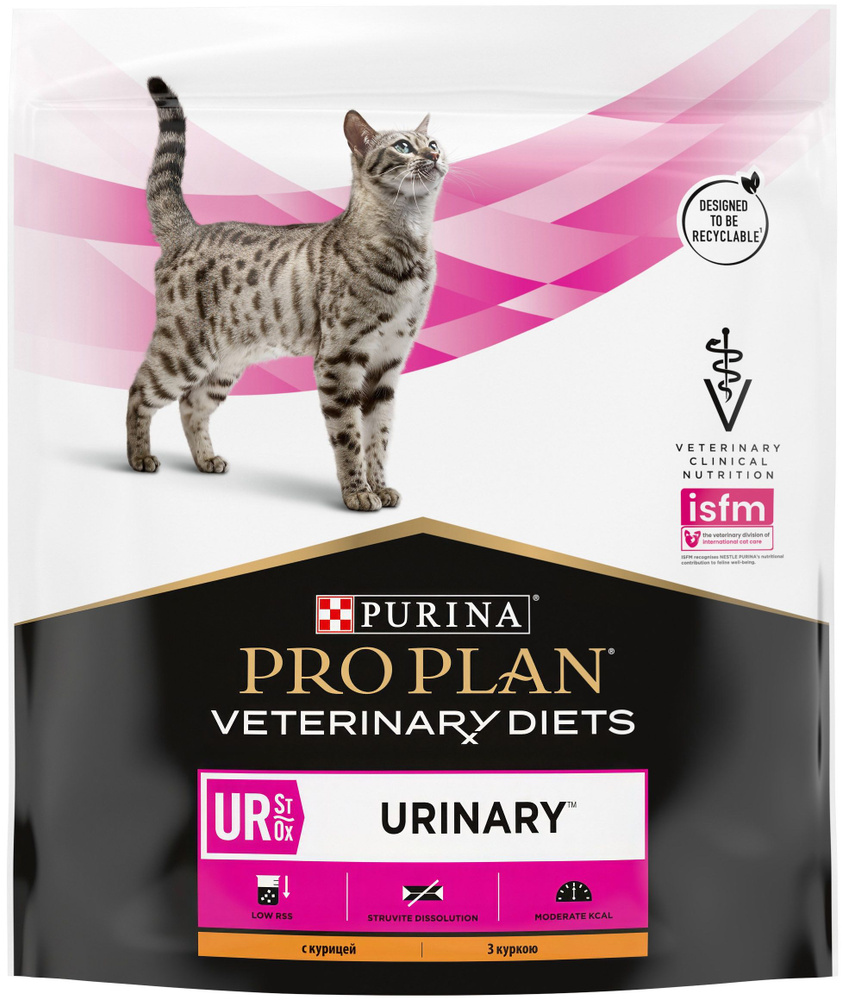 Корм PRO PLAN Veterinary diets UR Urinary для кошек при болезнях нижних отделов мочевыводящих путей c #1