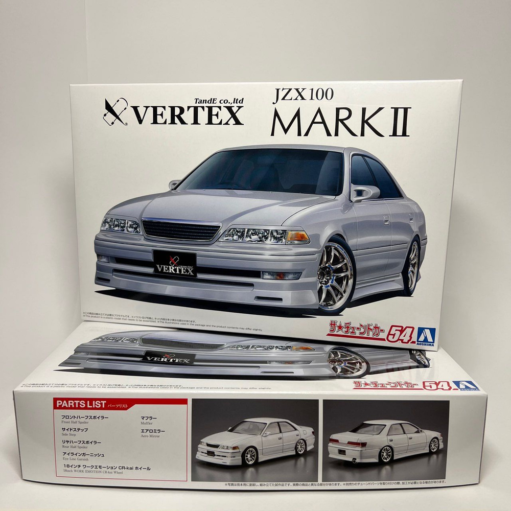 Сборная модель 1/24 Aoshima Toyota Mark 2 JZX100 Vertex арт. 06350 #1