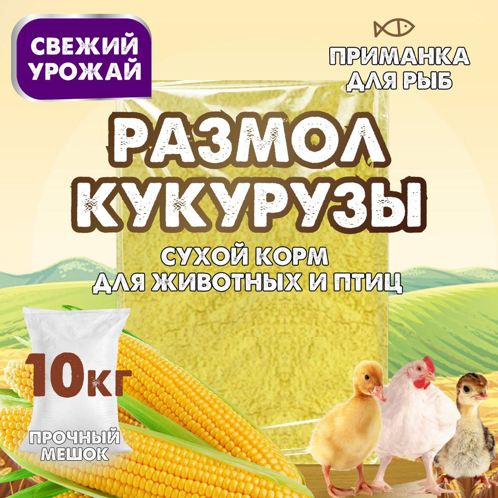 Размол кукурузы для птиц и сельскохозяйственных животных / Сухой корм для кур, бройлеров, лошадей и свиней #1