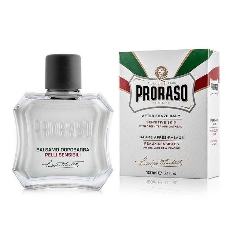 Proraso Sensitive Green Tea After Shave Balm, Бальзам после бритья для чувствительной кожи с зеленым #1