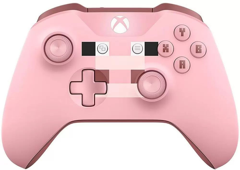 Геймпад беспроводной для Xbox One / Series S X Wireless Controller Minecraft Pig (OEM)  #1