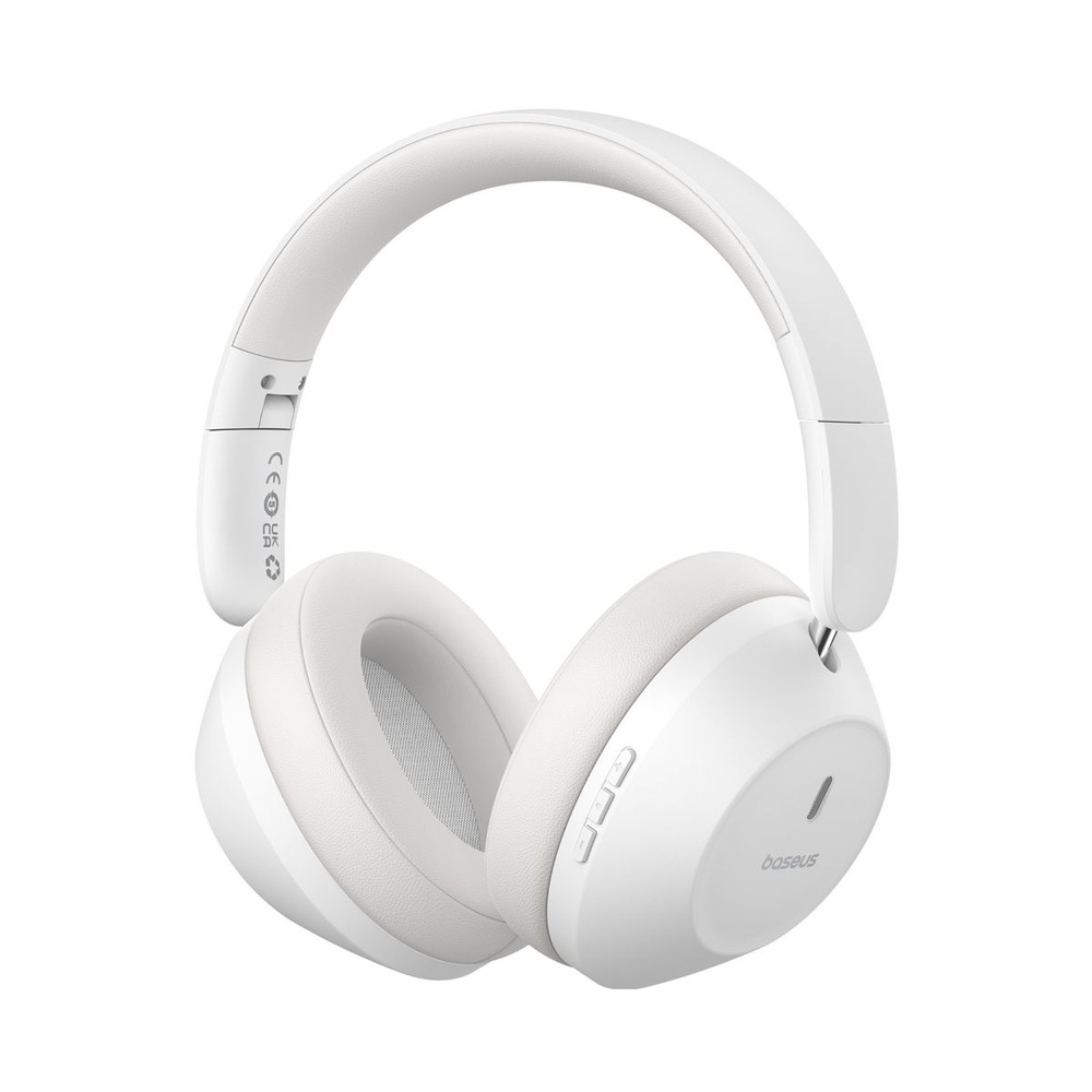 Беспроводные наушники Baseus Bass 30 Max Wireless Headphones Moon White #1