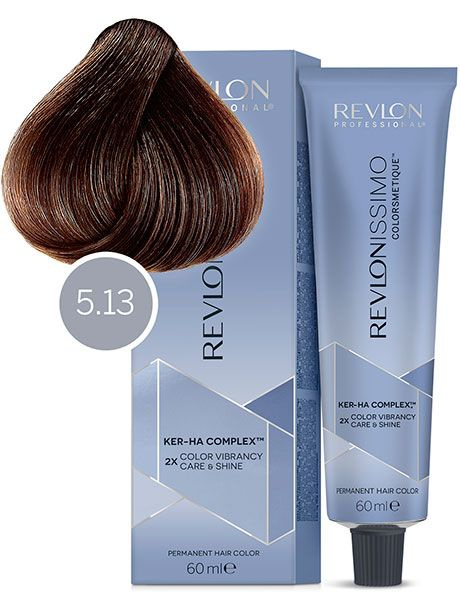 Revlon Professional Revlonissimo Colorsmetique High Coverage Краска для сильно седых волос № 5.13 Бежевый #1