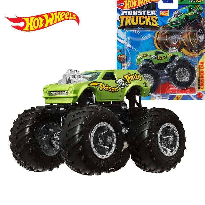 Машинка Mattel Hot Wheels Monster Trucks (Монстр трак) 2024 FYJ44 Poison Pinto #1