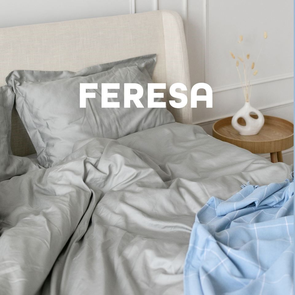 Feresa hygge Комплект постельного белья, Сатин, 2-x спальный, наволочки 50x70  #1