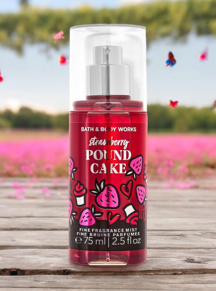 Парфюмированный спрей для тела Bath & Body Works Strawberry Pound Cake Mist 75 mL  #1