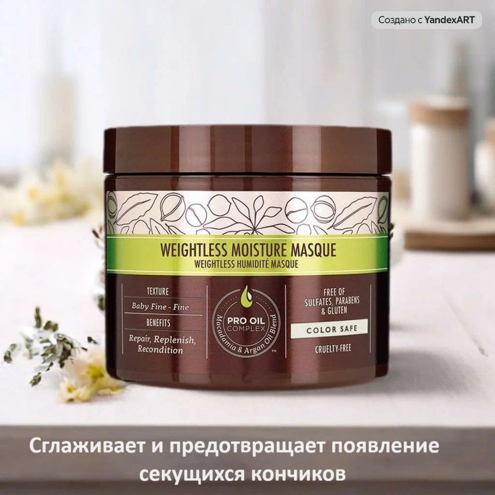 Macadamia Professional Маска для волос, 222 мл  #1