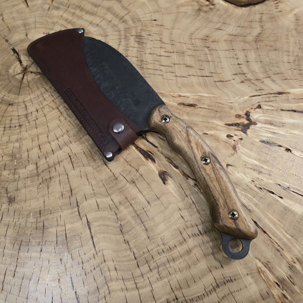 Купить Сербский нож, закаленная сталь 45, рукоять ясень по низкой цене ...