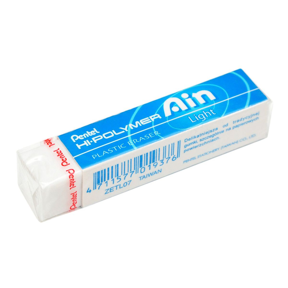 Ластик PENTEL HI-POLYMER ERASER AIN LIGHT ZETL07 #1