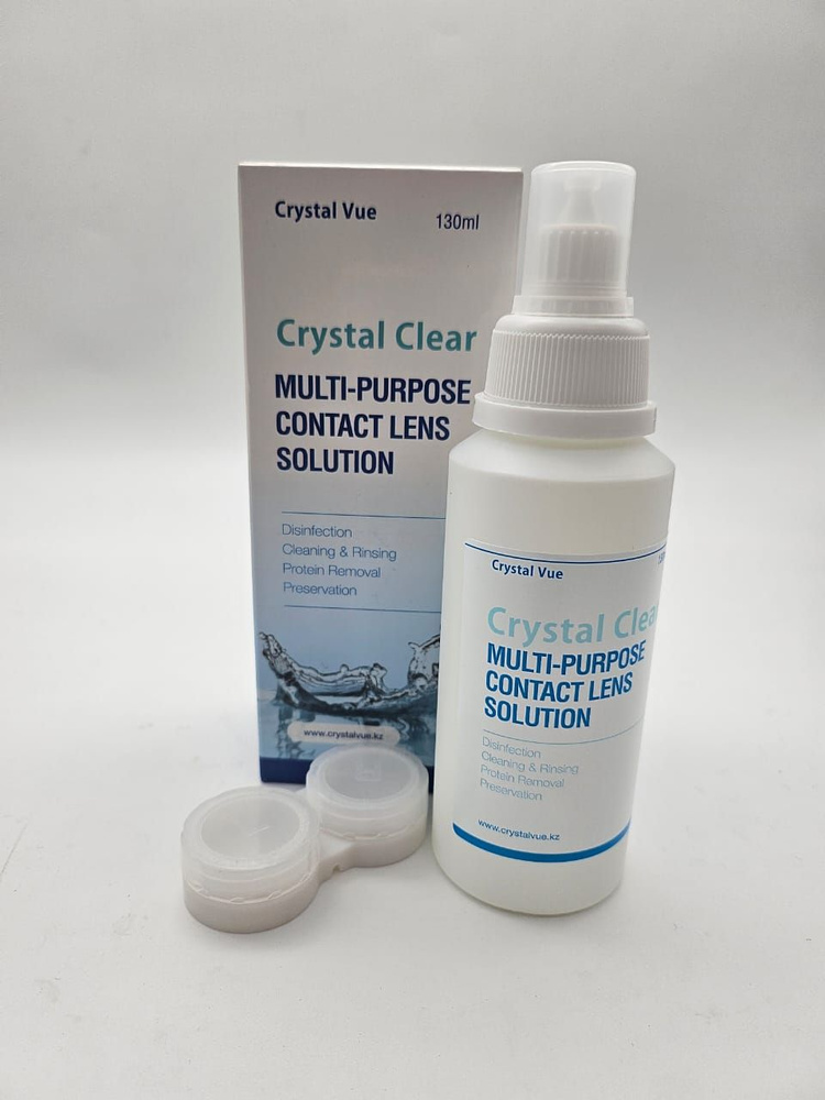 Раствор для линз Crystal Clear 130 ml. #1