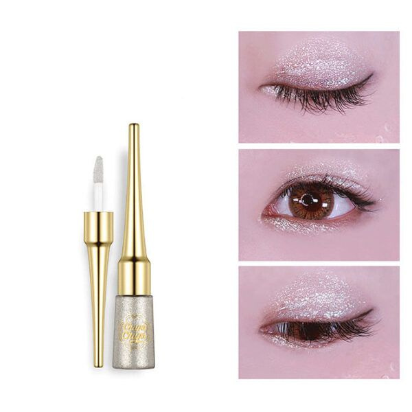 Жидкие блестки для глаз ChupaChups Bling Bling Eyes White Gold, 4.5 мл #1