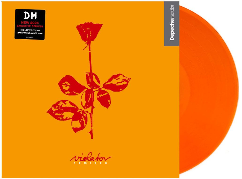 Виниловая пластинка - DEPECHE MODE Violator REMIXES (2024) LP Limited Edition Transparent Amber Vinyl #1