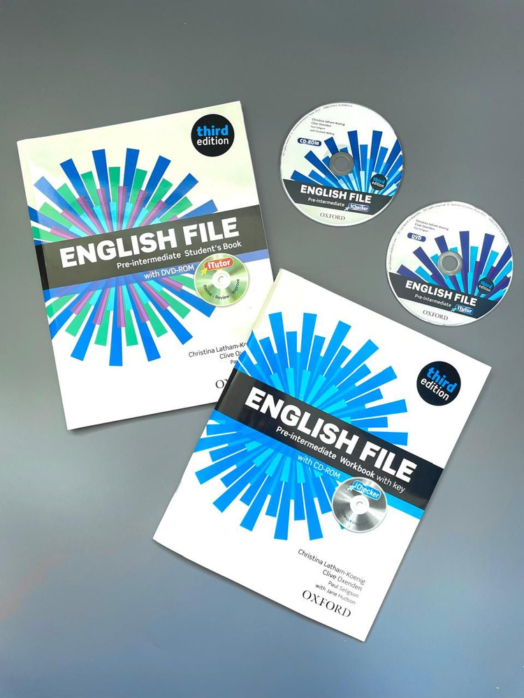 English File Pre-Intermed 3nd Ed Student's Book+Workbook+CD #1