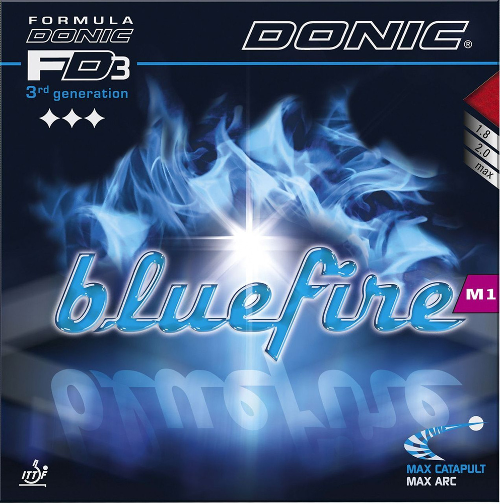 Накладка DONIC Bluefire M1, красная, max #1