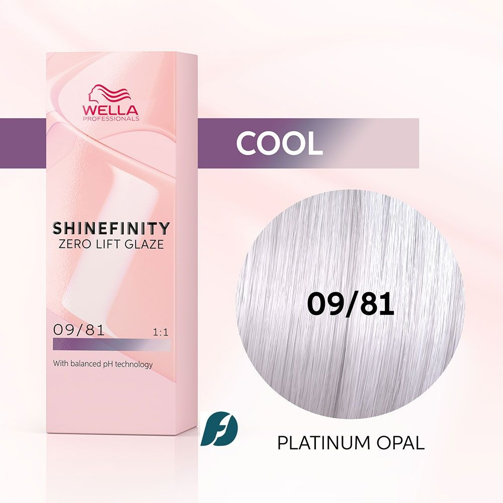 Wella Professionals Shinefinity 09/81 Гель-крем краска - Платиновый опал, 60 мл  #1