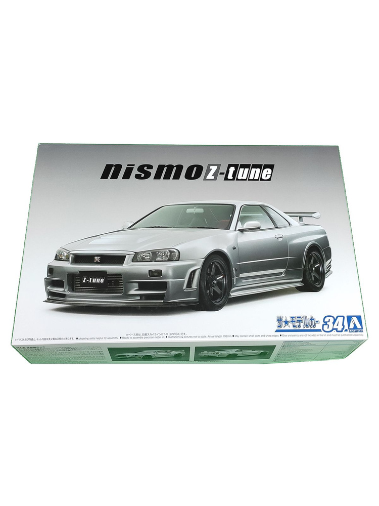 Сборная модель автомобиля Nissan Skyline GTR R34 Nismo Z-tune 2004 , Япония, 1:24  #1