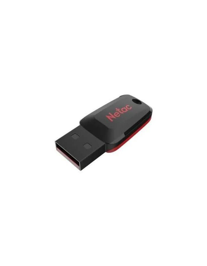 Флешка Netac 128Gb U197 NT03U197N-128G-20BK USB2.0 черный/красный #1