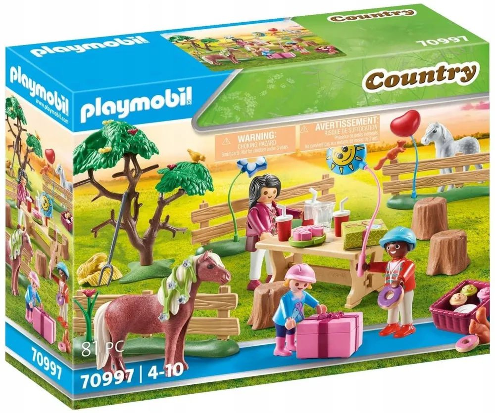 Конструктор Playmobil Country 70997 День рождения на пони-ферме #1