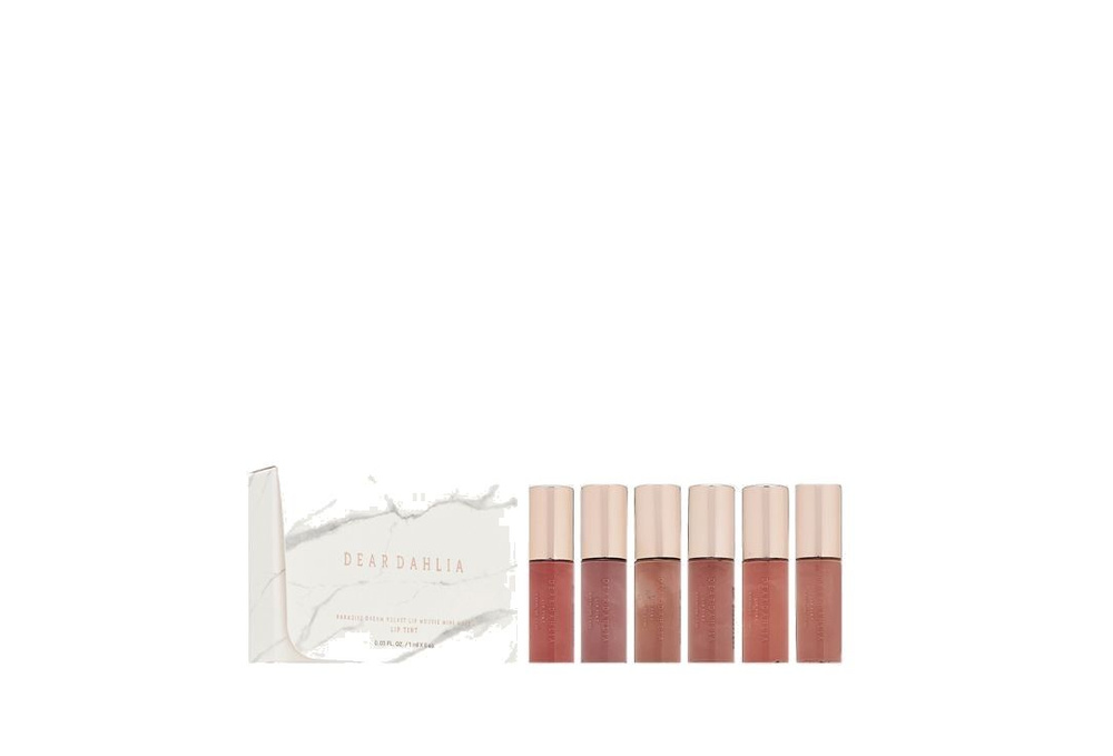 Набор муссов для губ / DEAR DAHLIA, PARADISE DREAM VELVET LIP MOUSSE MINI 6 SET / 6мл  #1